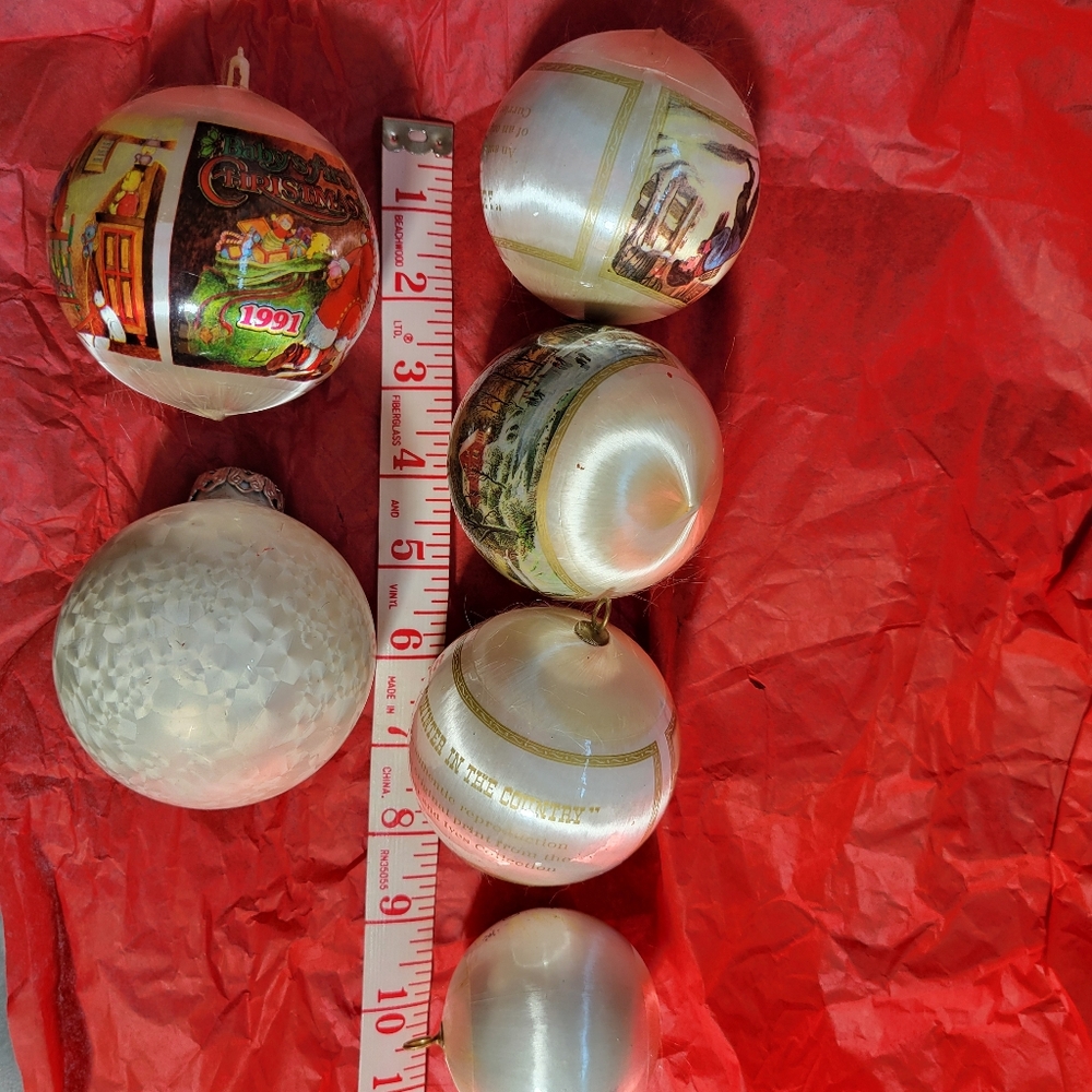 Christmas Ornaments  VTG 1970 -90s, Silk Satin ~ Betsey Clark, Baby's 1st FINAL! - Picture 16 of 16